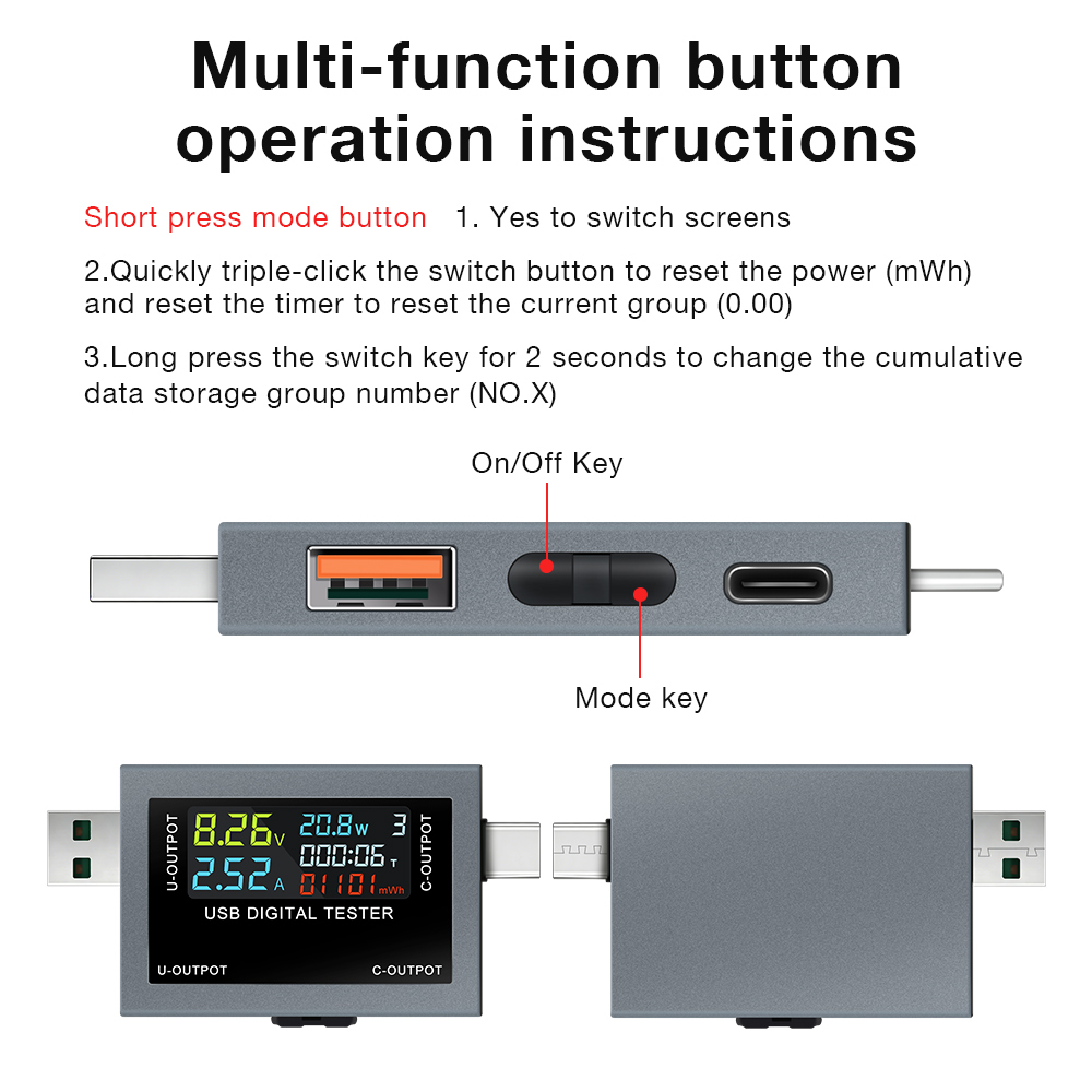 USB Type-C Charging Tester DC  - đánh giá và giá Power Supply Tester