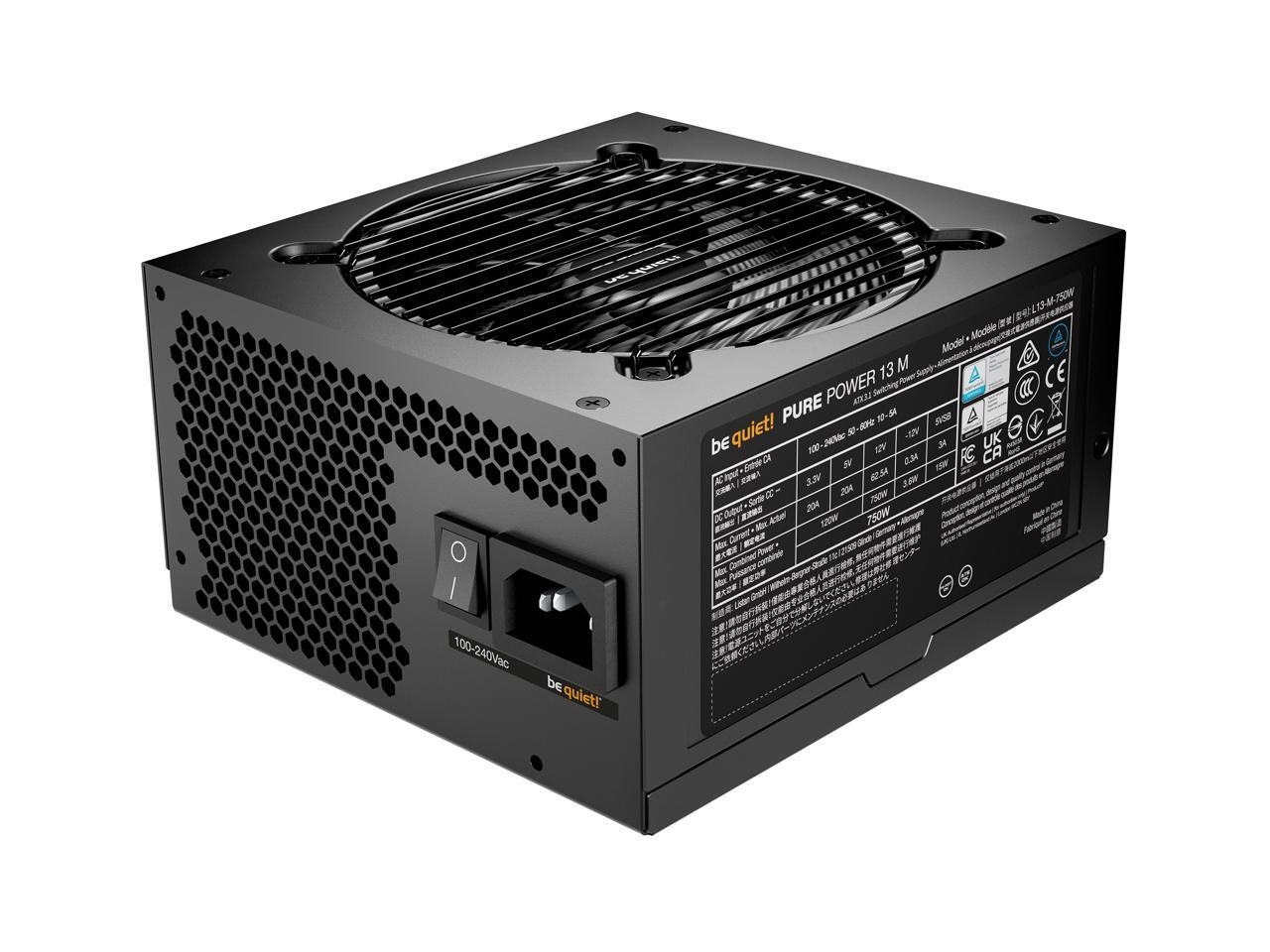 be quiet! Pure Power 13 M 750W - đánh giá và giá Power Supply 750W