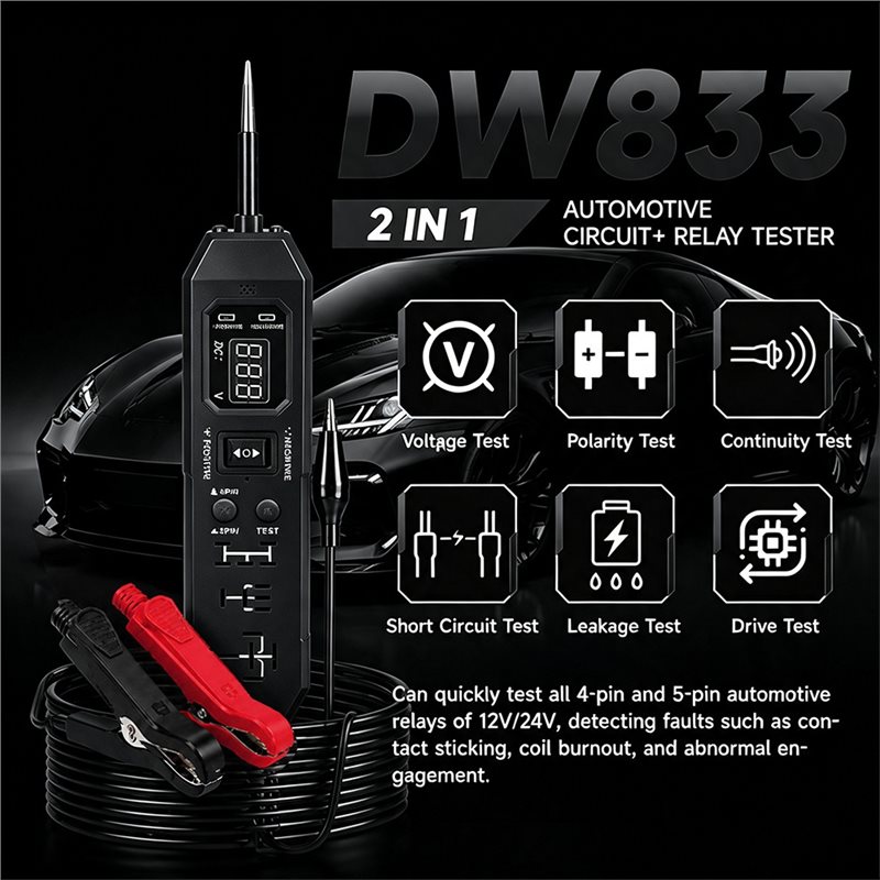 NEW-Automotive Relay Tester, D - đánh giá và giá Power Supply Tester