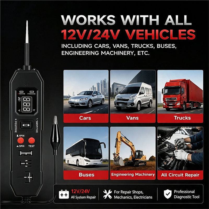 NEW-Automotive Relay Tester, D - đánh giá và giá Power Supply Tester